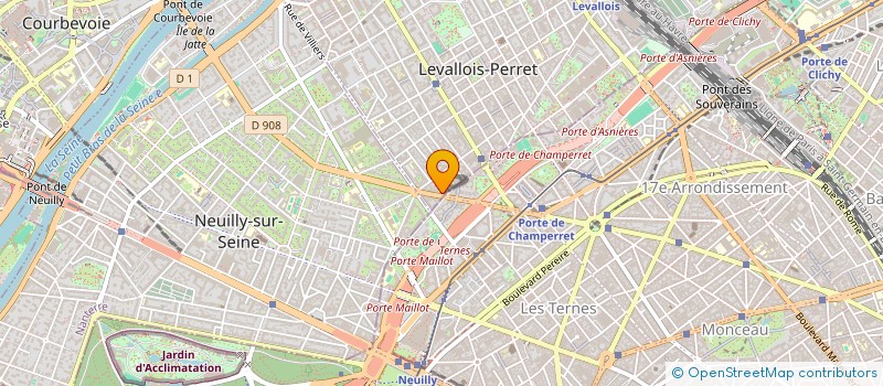 localisation de l'entreprise LE CHANT DU PAIN à LEVALLOIS-PERRET