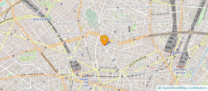 localisation de l'entreprise LE CHANT DU RENARD  PARIS