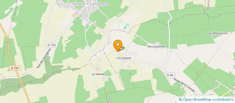 localisation de l'entreprise LE CHANT DU SILLON à JUILLAC-LE-COQ