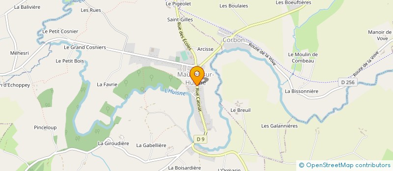 localisation de l'entreprise LE CHANT DU VIN à MAUVES-SUR-HUISNE