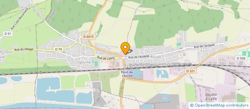 localisation de l'entreprise LE CHANT TOURVILLAIS  IGOVILLE