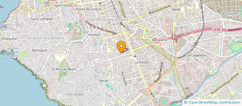 localisation de l'entreprise LE CHANTECLER MLLE à MARSEILLE