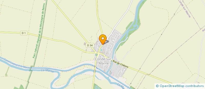 localisation de l'entreprise LE CHANTIER  CONDE-SUR-MARNE