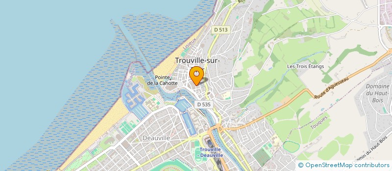 localisation de l'entreprise LE CHANTIER à TROUVILLE-SUR-MER