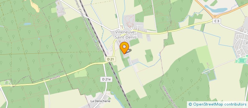 localisation de l'entreprise LE CHANTIER  VILLENEUVE-SAINT-DENIS