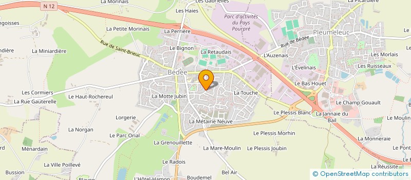 localisation de l'entreprise LE CHANTIER - L-C  BEDEE