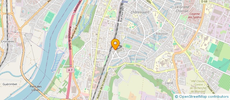 localisation de l'entreprise LE CHANTIER SAS à VALENCE