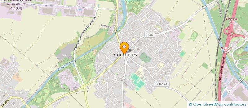 localisation de l'entreprise LE CHANTILLY à COURRIERES