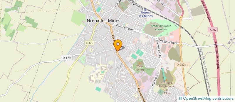 localisation de l'entreprise LE CHANTILLY  NUX-LES-MINES