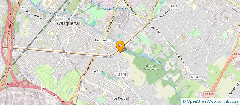 localisation de l'entreprise LE CHANTILLY SARL  VILLENEUVE-D'ASCQ