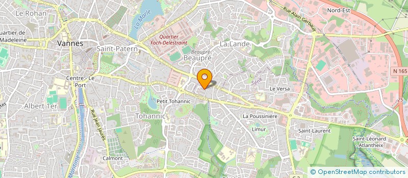 localisation de l'entreprise LE CHANTOUX  SENE