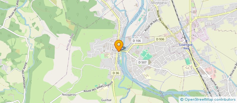 localisation de l'entreprise LE CHANZY à NAY