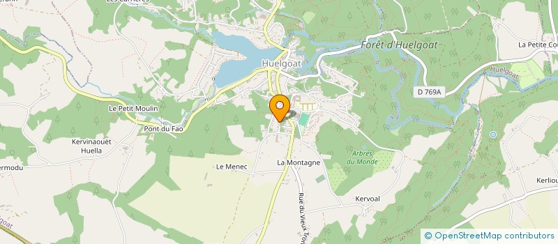 localisation de l'entreprise LE CHAOS  HUELGOAT