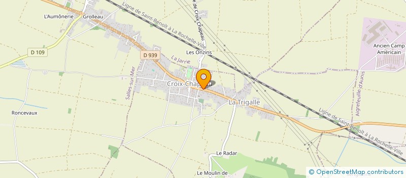 localisation de l'entreprise LE CHAP  CROIX-CHAPEAU