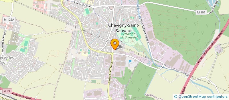 localisation de l'entreprise LE CHAPEAU CLAQUE  CESSEY-SUR-TILLE