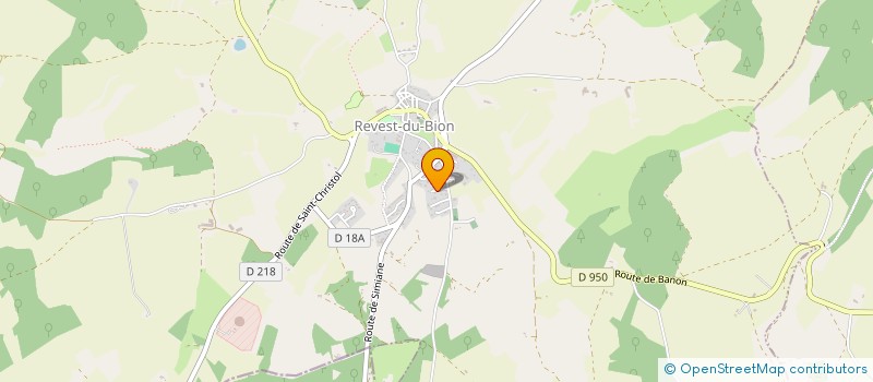 localisation de l'entreprise LE CHAPEAU ROUGE  SIMIANE-LA-ROTONDE