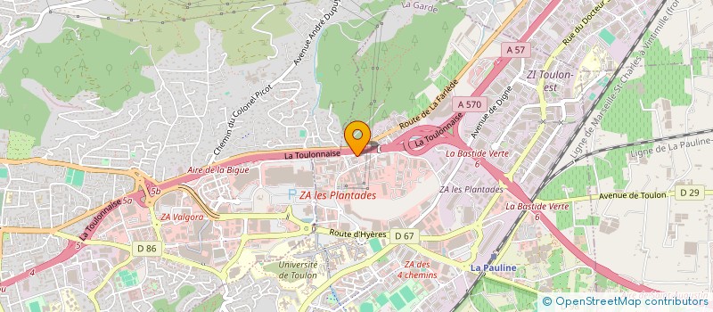 localisation de l'entreprise LE CHAPELIER  LA GARDE