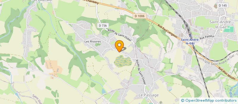 localisation de l'entreprise LE CHAPELIER  SAINT-JEAN-DE-SOUDAIN