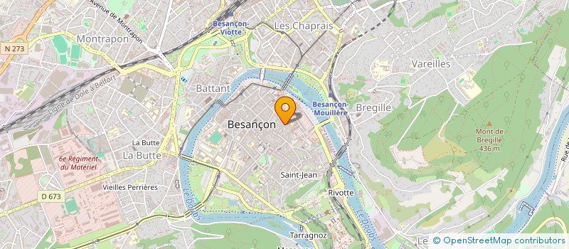 localisation de l'entreprise LE CHAPELIER à BESANCON