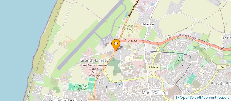 localisation de l'entreprise LE CHAPITEAU BLANC à LE HAVRE