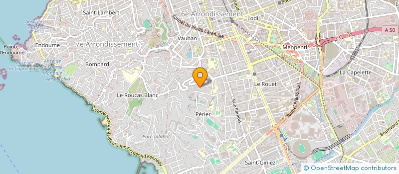 localisation de l'entreprise LE CHAPITEAU DES MINOTS JACQUES-REATTU à MARSEILLE
