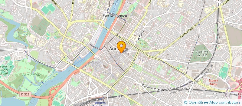 localisation de l'entreprise LE CHAPITRE à ANGERS