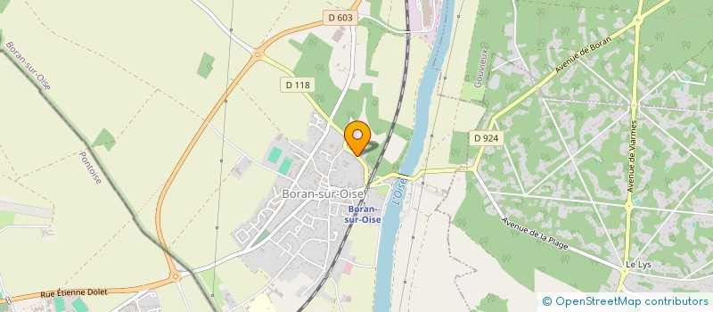 localisation de l'entreprise LE CHAPITRE FRANCE  BORAN-SUR-OISE