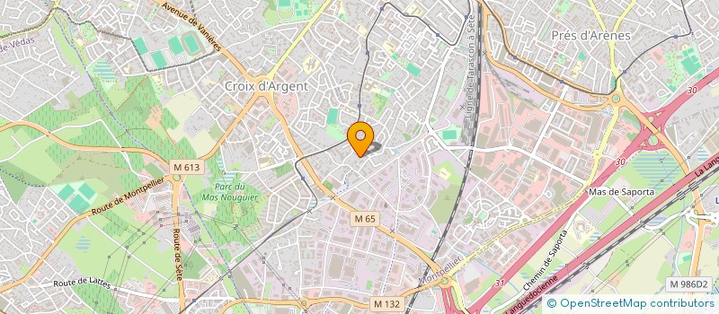 localisation de l'entreprise LE CHAPITRE II à MONTPELLIER