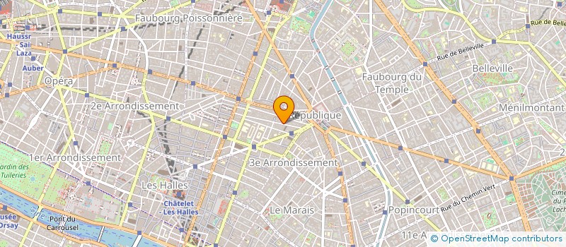 localisation de l'entreprise LE CHAPITRE PHARMA à PARIS