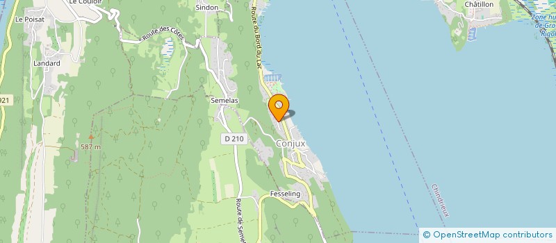 localisation de l'entreprise LE CHAPLIN'S  CONJUX