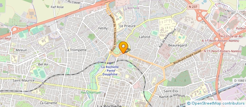 localisation de l'entreprise LE CHAPOTE à LA ROCHELLE