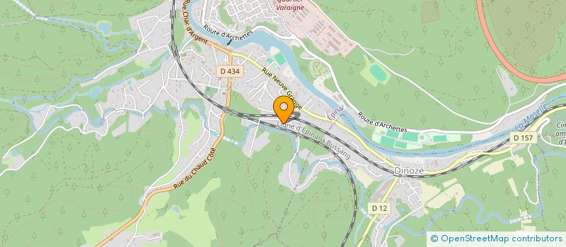 localisation de l'entreprise LE CHAR D'ARGENT  EPINAL