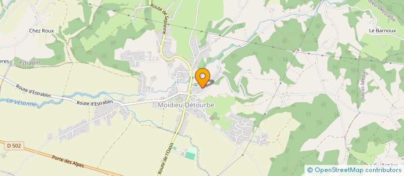 localisation de l'entreprise LE CHARBONNIER  MEYRIEU-LES-ETANGS