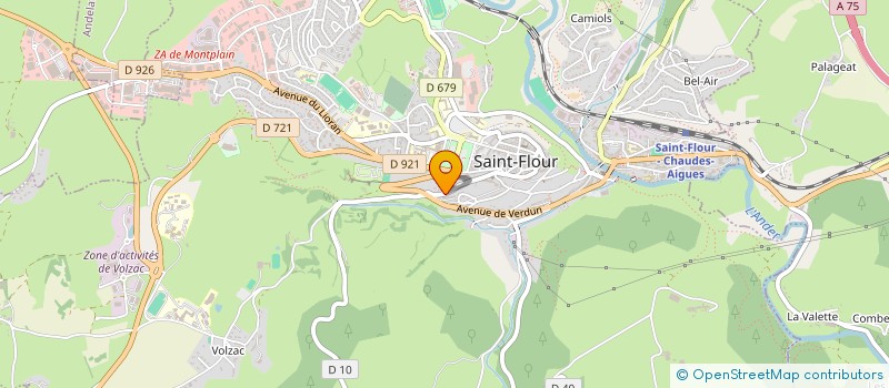 localisation de l'entreprise LE CHARBOUGNAT à SAINT-FLOUR
