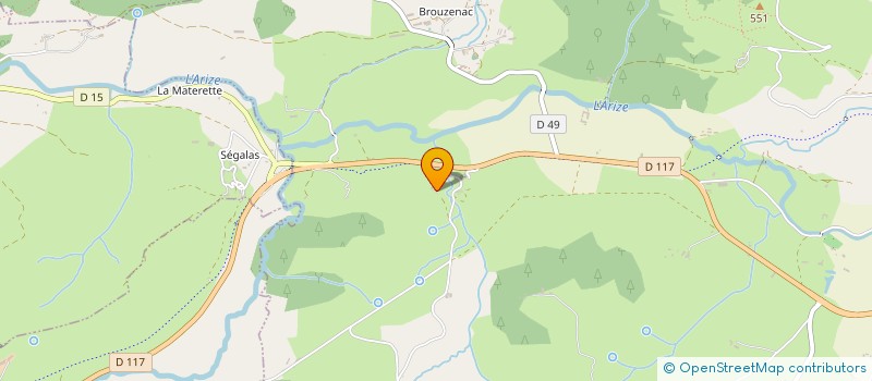 localisation de l'entreprise LE CHARDON à LA BASTIDE-DE-SEROU