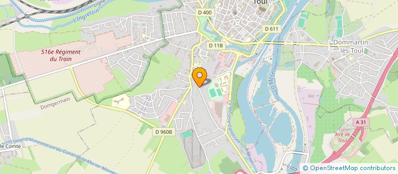 localisation de l'entreprise LE CHARDON LORRAIN  TOUL