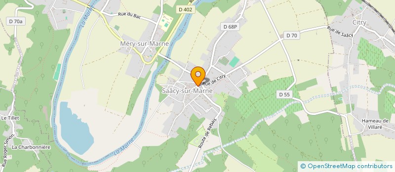 localisation de l'entreprise LE CHAREDO  SAACY-SUR-MARNE