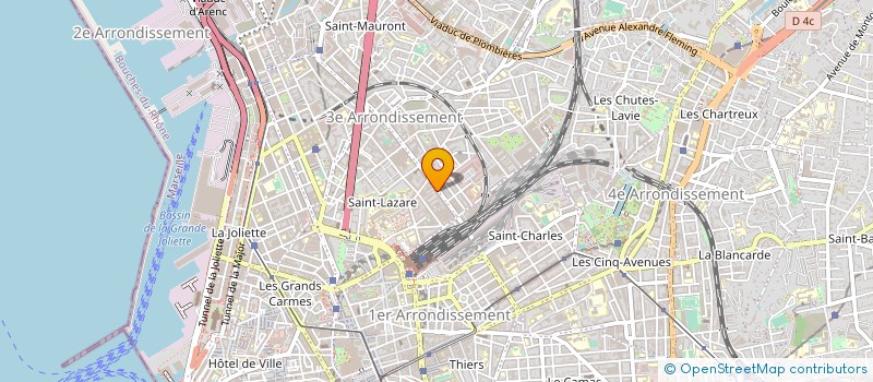 localisation de l'entreprise LE CHARIOT D ETOILES à MARSEILLE