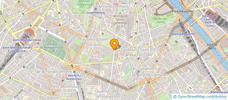 localisation de l'entreprise LE CHARIOT THEATRE à PARIS