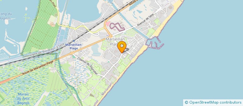 localisation de l'entreprise LE CHARLED'S à MARSEILLAN