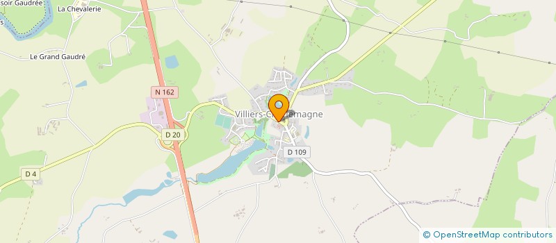 localisation de l'entreprise LE CHARLEMAGNE  VILLIERS-CHARLEMAGNE