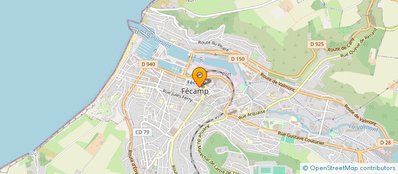 localisation de l'entreprise LE CHARLES  FECAMP