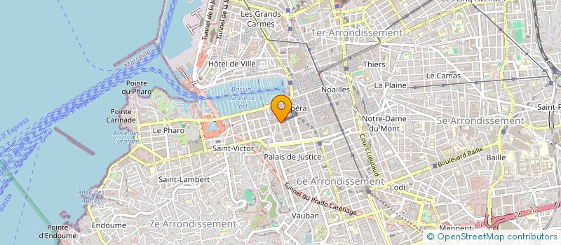localisation de l'entreprise LE CHARLESTON à MARSEILLE