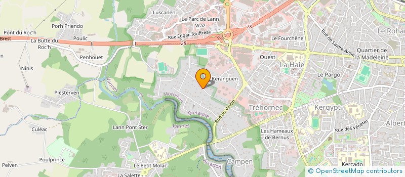 localisation de l'entreprise LE CHARLESTON à VANNES
