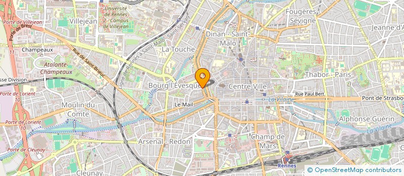 localisation de l'entreprise LE CHARLESTON à RENNES
