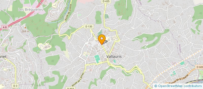 localisation de l'entreprise LE CHARLET à VALLAURIS