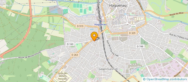 localisation de l'entreprise LE CHARLIE'S 2  HAGUENAU