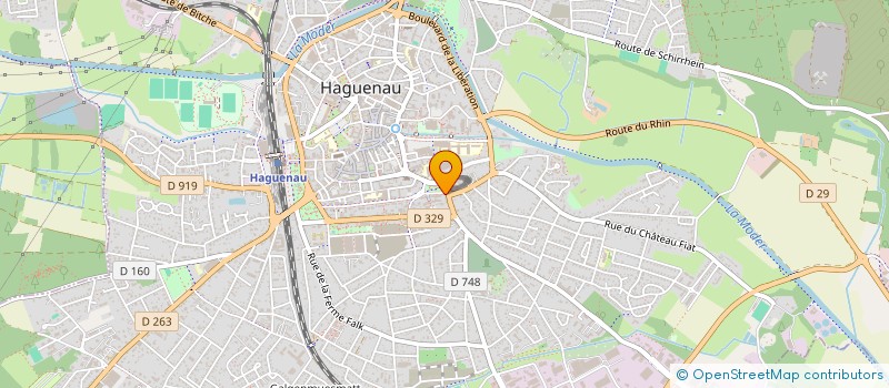 localisation de l'entreprise LE CHARLIE'S  HAGUENAU