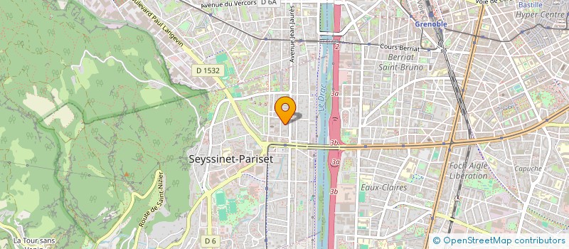 localisation de l'entreprise LE CHARLY'Z  SEYSSINET-PARISET