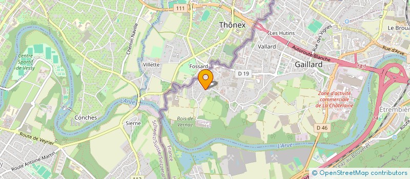 localisation de l'entreprise LE CHARME à GAILLARD